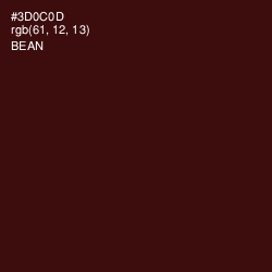 #3D0C0D - Bean   Color Image